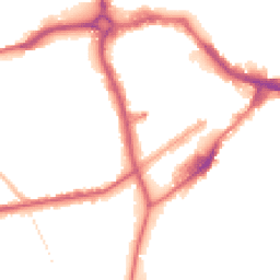 Night-time road noise heatmap for SE18 6QA