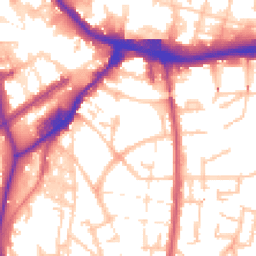 Daytime road noise heatmap for SE18 6RJ