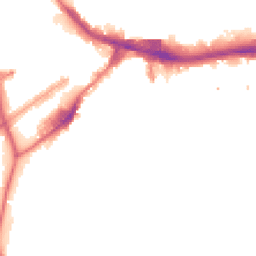 Night-time road noise heatmap for SE18 6RJ