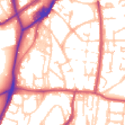 Daytime road noise heatmap for SE18 6SB