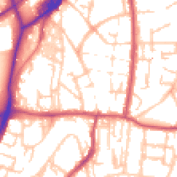 Daytime road noise heatmap for SE18 6SD