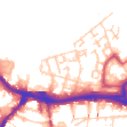 Daytime road noise heatmap for SE18 6SE