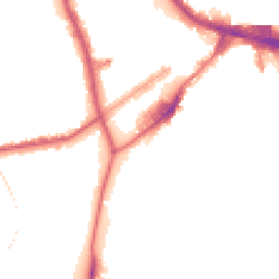 Night-time road noise heatmap for SE18 6SQ