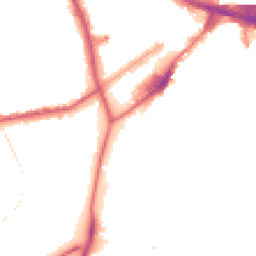 Night-time road noise heatmap for SE18 6SZ