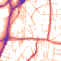 Daytime road noise heatmap for SE18 6TZ