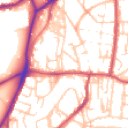 Daytime road noise heatmap for SE18 6UF