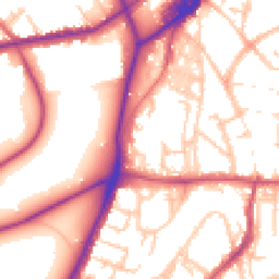 Daytime road noise heatmap for SE18 6XN