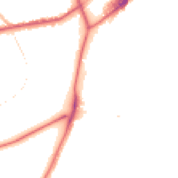 Night-time road noise heatmap for SE18 6XN