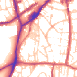 Daytime road noise heatmap for SE18 6ZE