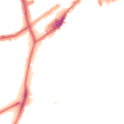Night-time road noise heatmap for SE18 6ZE