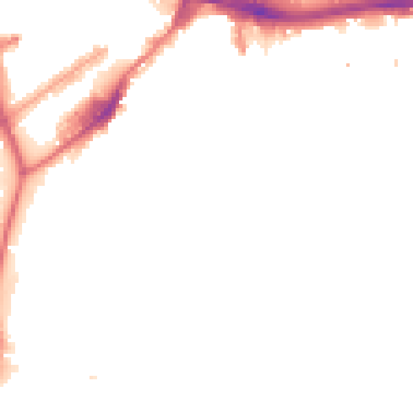 Night-time road noise heatmap for SE18 7AJ