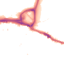 Night-time road noise heatmap for SE18 7AY