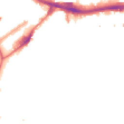 Night-time road noise heatmap for SE18 7JA