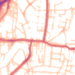 Daytime road noise heatmap for SE18 7JY