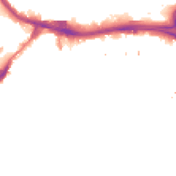 Night-time road noise heatmap for SE18 7LW