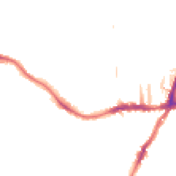 Night-time road noise heatmap for SE19 1AA