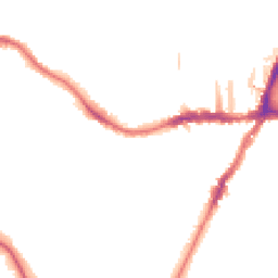 Night-time road noise heatmap for SE19 1BW