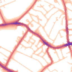 Daytime road noise heatmap for SE19 1BY