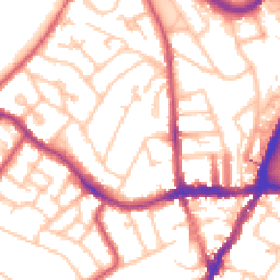 Daytime road noise heatmap for SE19 1DP