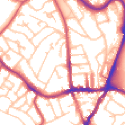 Daytime road noise heatmap for SE19 1DR