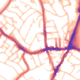 Daytime road noise heatmap for SE19 1DW
