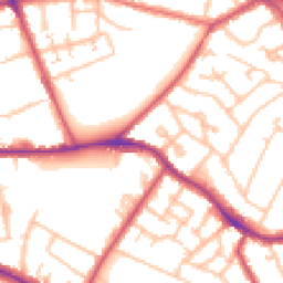 Daytime road noise heatmap for SE19 1DY