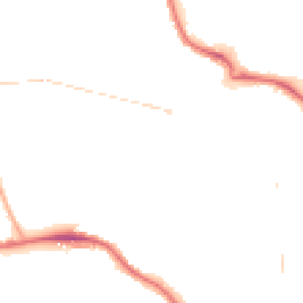 Night-time road noise heatmap for SE19 1EA