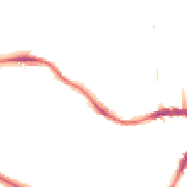 Night-time road noise heatmap for SE19 1EL