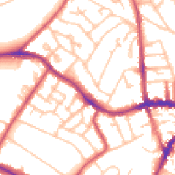 Daytime road noise heatmap for SE19 1EP