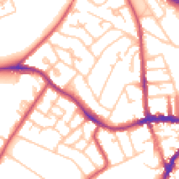 Daytime road noise heatmap for SE19 1ET