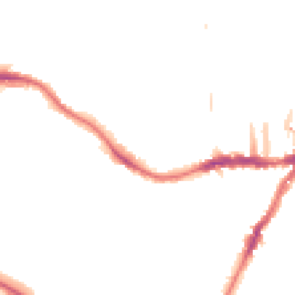 Night-time road noise heatmap for SE19 1EX