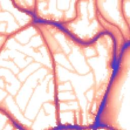 Daytime road noise heatmap for SE19 1HA