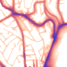 Daytime road noise heatmap for SE19 1HF