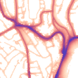 Daytime road noise heatmap for SE19 1HY