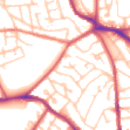 Daytime road noise heatmap for SE19 1JB
