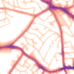 Daytime road noise heatmap for SE19 1JT