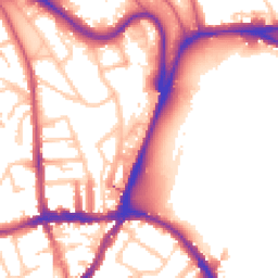 Daytime road noise heatmap for SE19 1LG