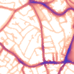 Daytime road noise heatmap for SE19 1QF