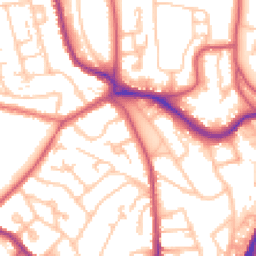 Daytime road noise heatmap for SE19 1QR