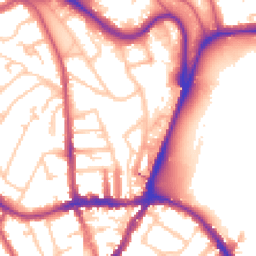 Daytime road noise heatmap for SE19 1SJ