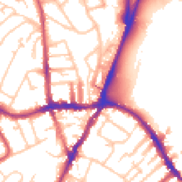 Daytime road noise heatmap for SE19 1ST