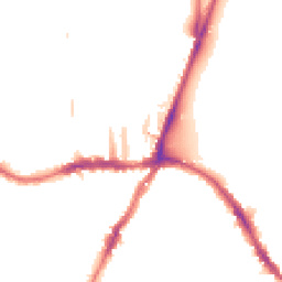 Night-time road noise heatmap for SE19 1ST