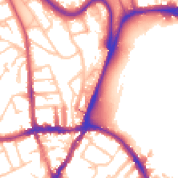 Daytime road noise heatmap for SE19 1SZ