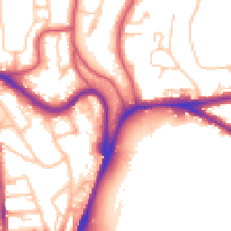 Daytime road noise heatmap for SE19 1UH
