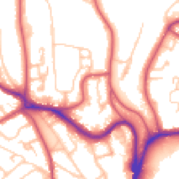Daytime road noise heatmap for SE19 1UR