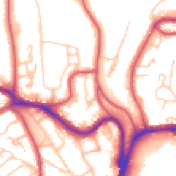 Daytime road noise heatmap for SE19 1XB