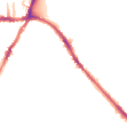 Night-time road noise heatmap for SE19 2AJ