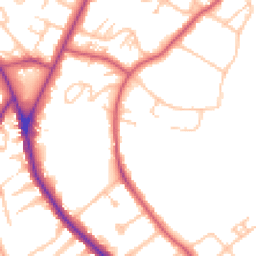 Daytime road noise heatmap for SE19 2DD