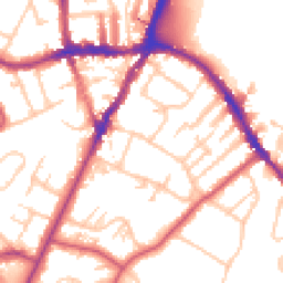 Daytime road noise heatmap for SE19 2HN