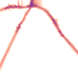 Night-time road noise heatmap for SE19 2HW